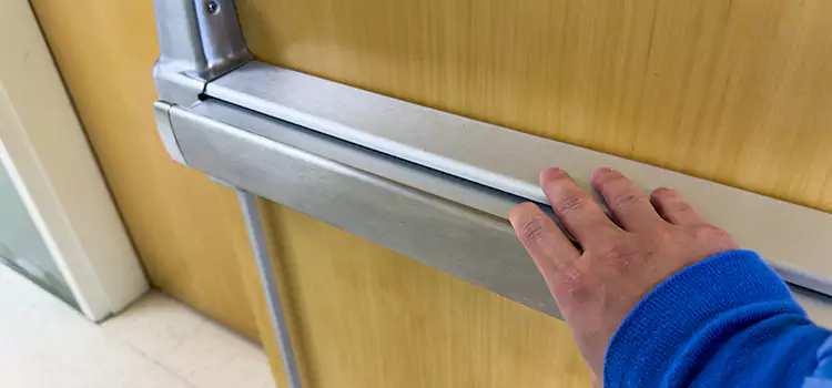 Installing a Push Bar on a Door Lexington